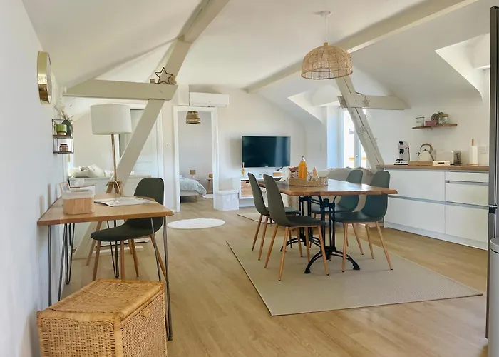 Envolée Des Rêves - Terrasse - Parking Privé Apartamento